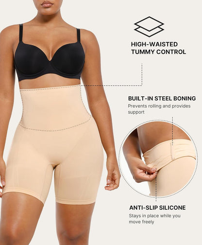 CurveLift™ Tummy Control Shorts for Women – Seamless High Waisted Body Shaper