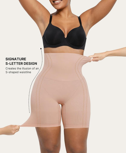 CurveLift™ Tummy Control Shorts for Women – Seamless High Waisted Body Shaper