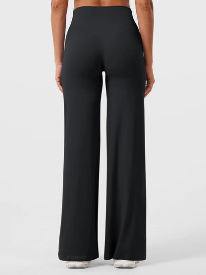CurveLift™ Women’s High-Waisted Straight-Leg Yoga Leggings – Buttery Soft, No Front Seam