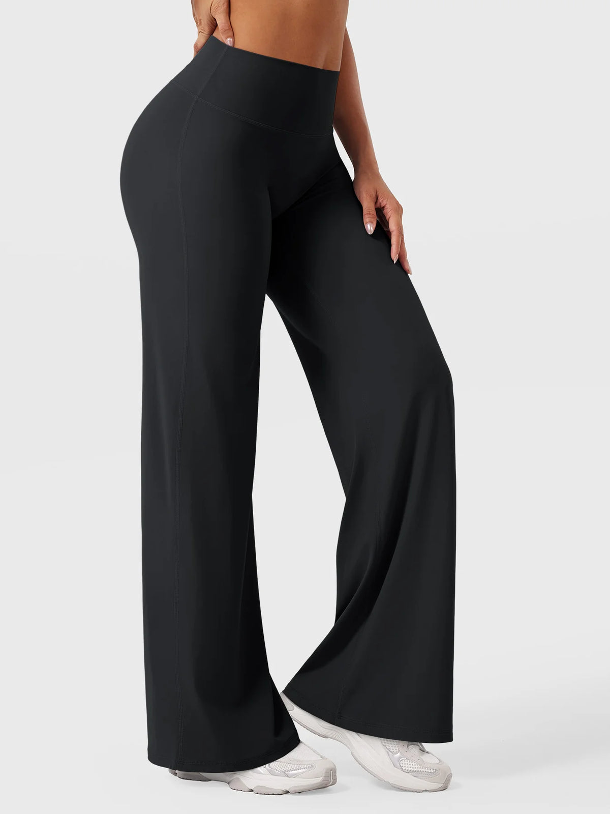 CurveLift™ Women’s High-Waisted Straight-Leg Yoga Leggings – Buttery Soft, No Front Seam