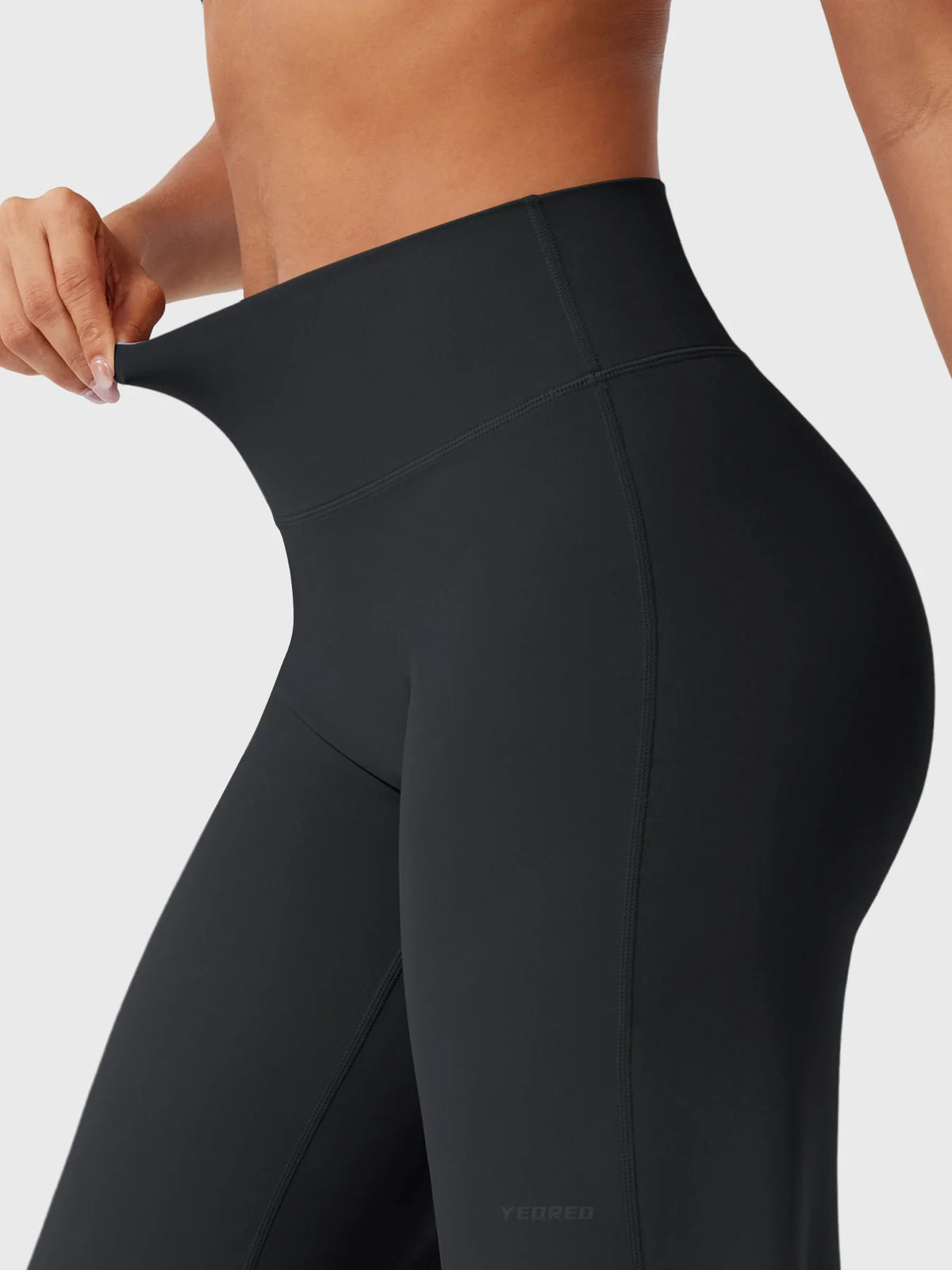 CurveLift™ Women’s High-Waisted Straight-Leg Yoga Leggings – Buttery Soft, No Front Seam