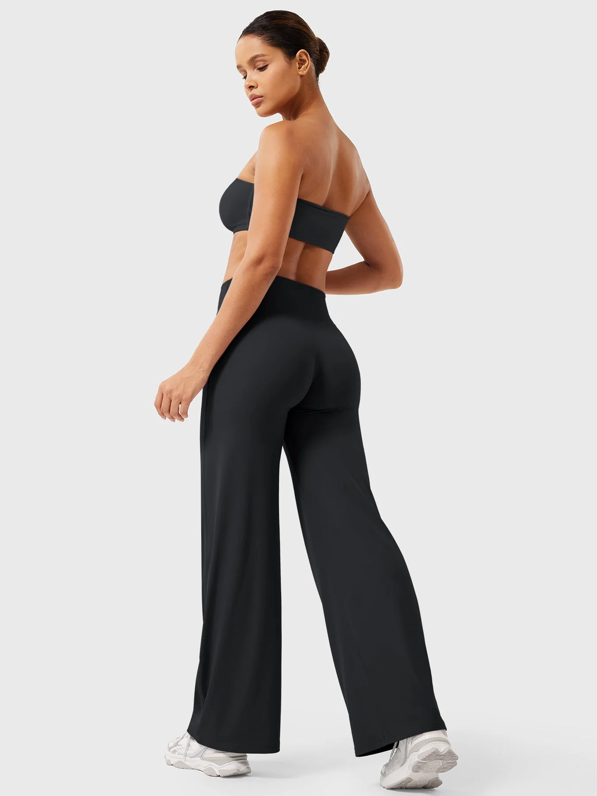 CurveLift™ Women’s High-Waisted Straight-Leg Yoga Leggings – Buttery Soft, No Front Seam