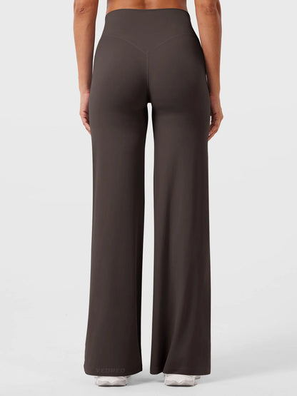 CurveLift™ Women’s High-Waisted Straight-Leg Yoga Leggings – Buttery Soft, No Front Seam