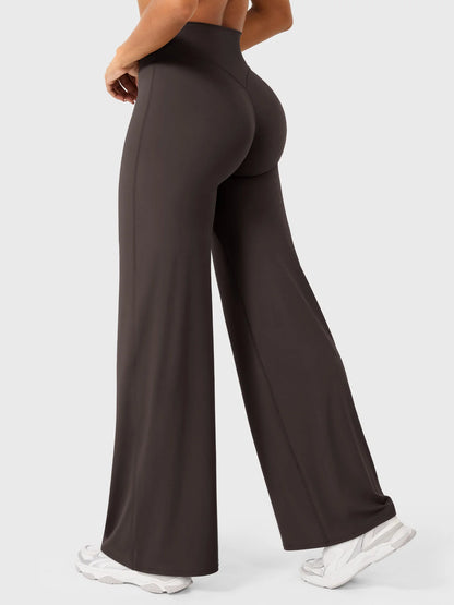 CurveLift™ Women’s High-Waisted Straight-Leg Yoga Leggings – Buttery Soft, No Front Seam