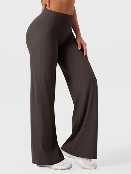 CurveLift™ Women’s High-Waisted Straight-Leg Yoga Leggings – Buttery Soft, No Front Seam