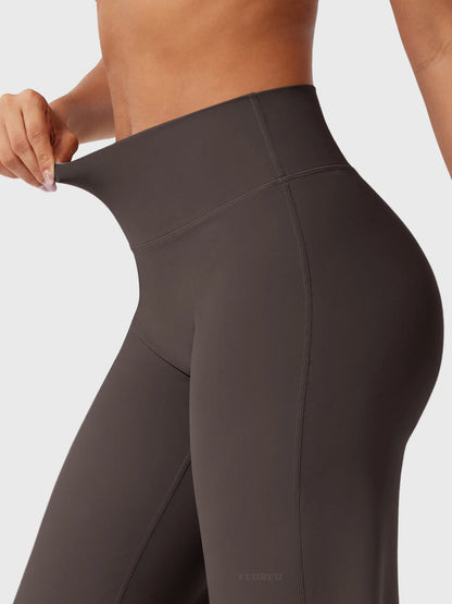 CurveLift™ Women’s High-Waisted Straight-Leg Yoga Leggings – Buttery Soft, No Front Seam