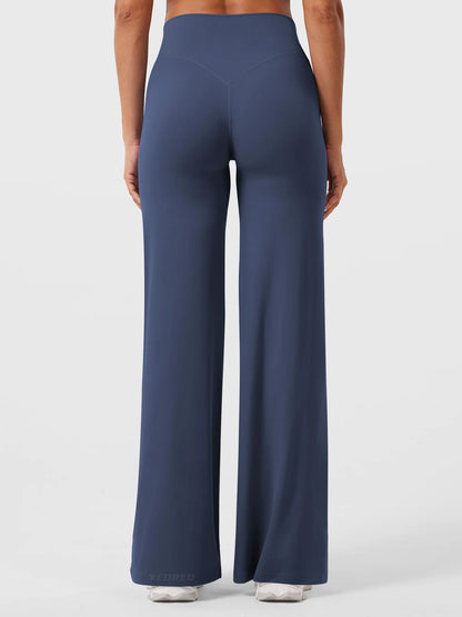 CurveLift™ Women’s High-Waisted Straight-Leg Yoga Leggings – Buttery Soft, No Front Seam