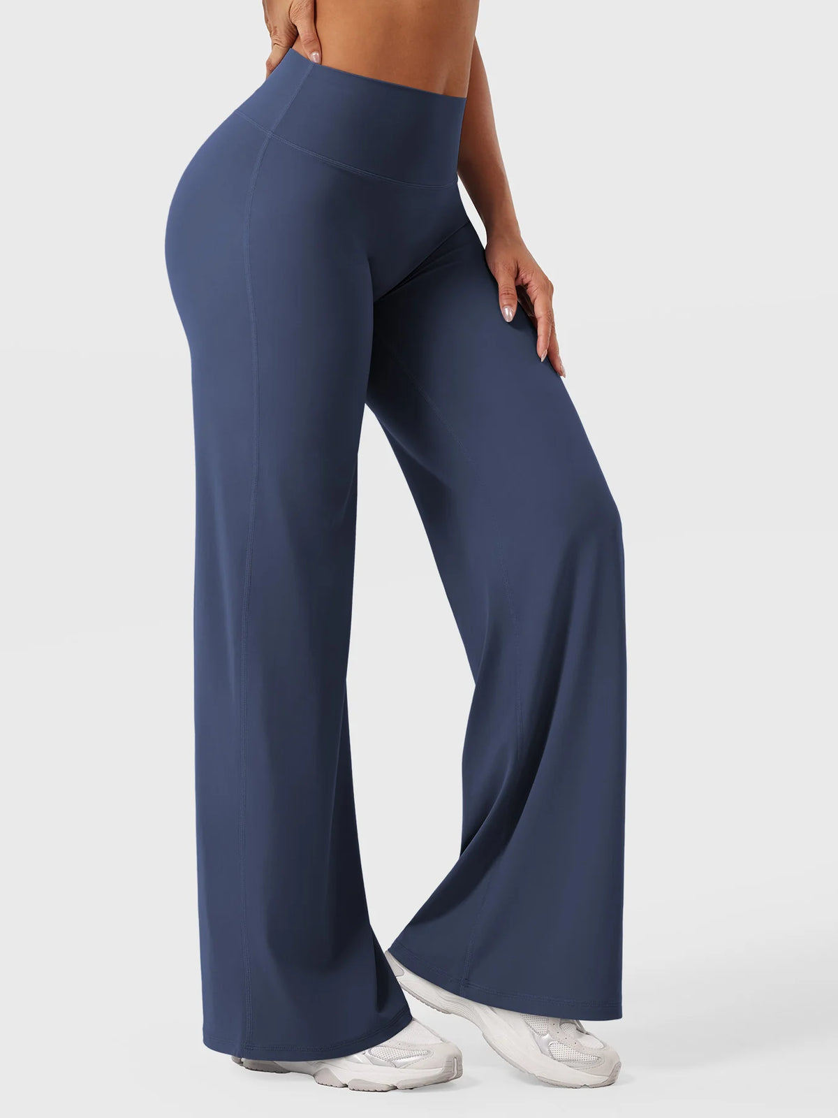 CurveLift™ Women’s High-Waisted Straight-Leg Yoga Leggings – Buttery Soft, No Front Seam