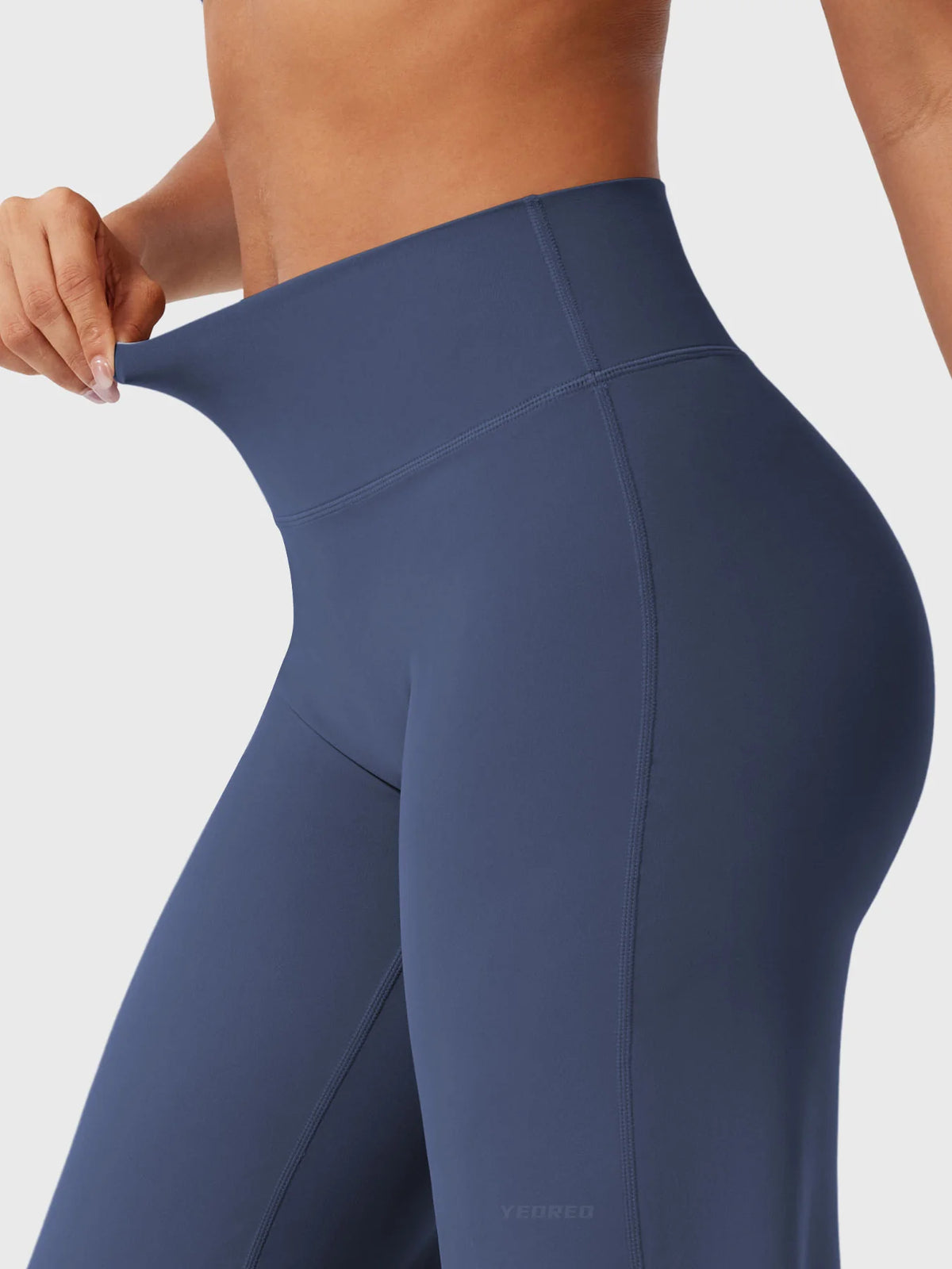 CurveLift™ Women’s High-Waisted Straight-Leg Yoga Leggings – Buttery Soft, No Front Seam