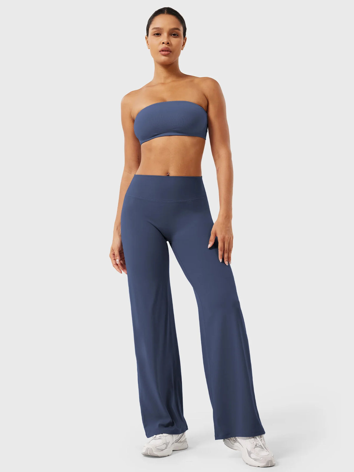 CurveLift™ Women’s High-Waisted Straight-Leg Yoga Leggings – Buttery Soft, No Front Seam
