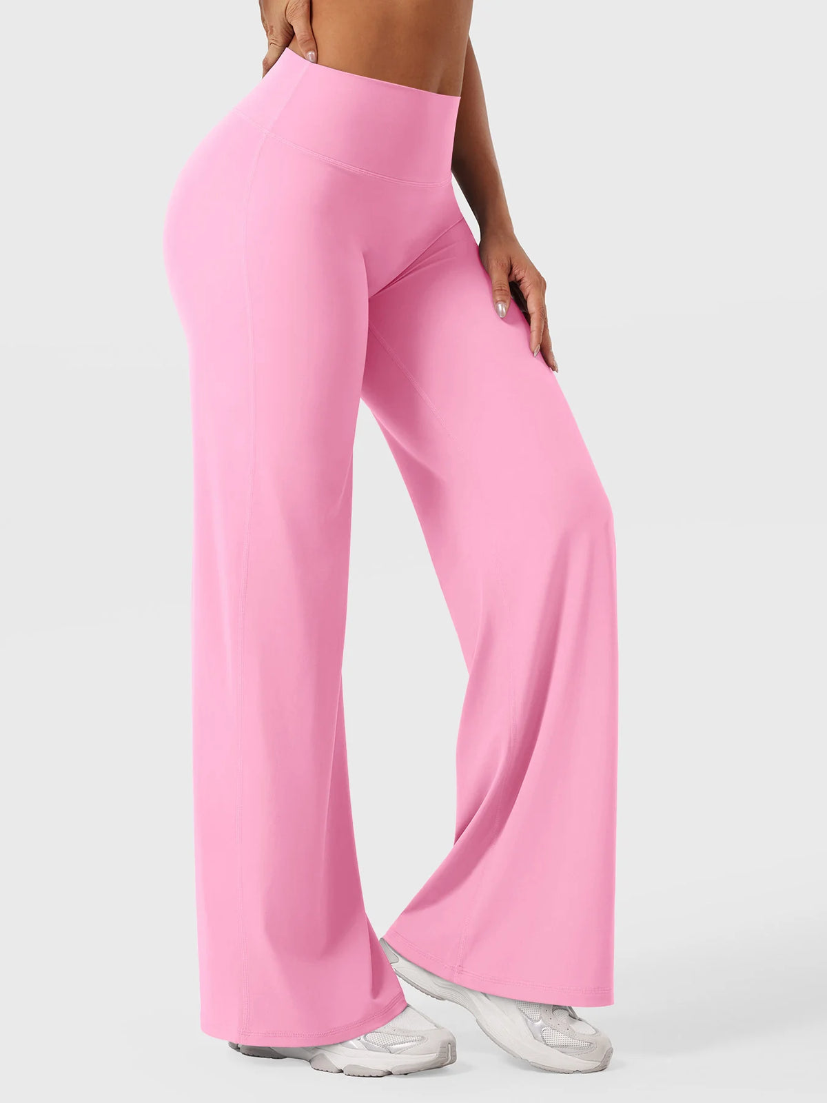 CurveLift™ Women’s High-Waisted Straight-Leg Yoga Leggings – Buttery Soft, No Front Seam