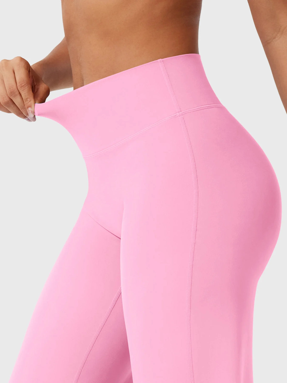 CurveLift™ Women’s High-Waisted Straight-Leg Yoga Leggings – Buttery Soft, No Front Seam