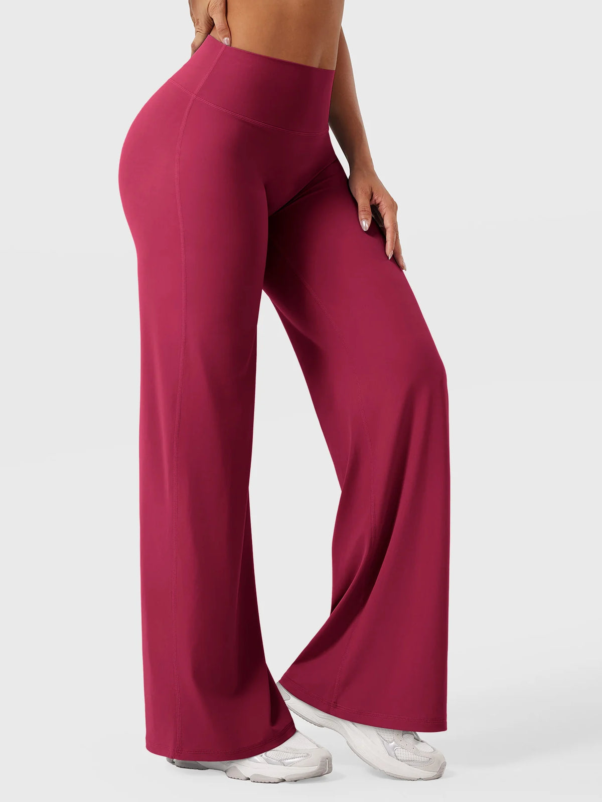 CurveLift™ Women’s High-Waisted Straight-Leg Yoga Leggings – Buttery Soft, No Front Seam