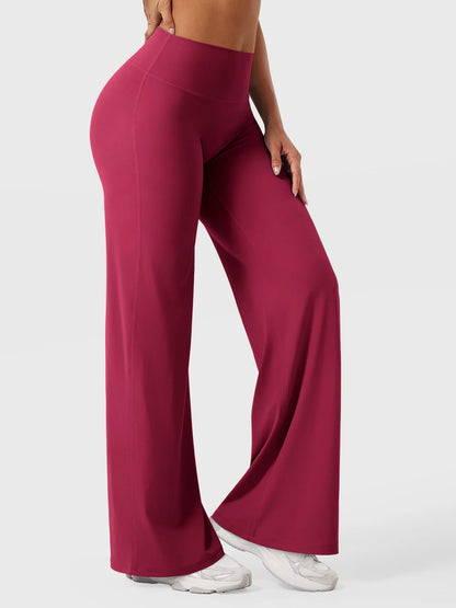CurveLift™ Women’s High-Waisted Straight-Leg Yoga Leggings – Buttery Soft, No Front Seam